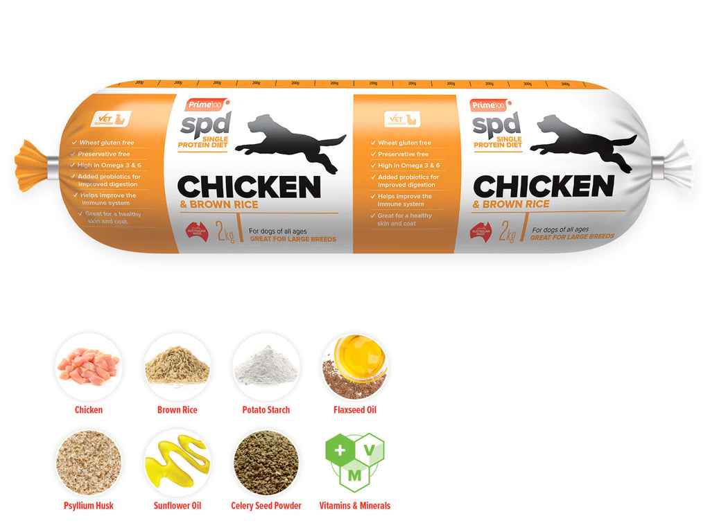 PRIME100 SPD Chicken & Brown Rice 2kg